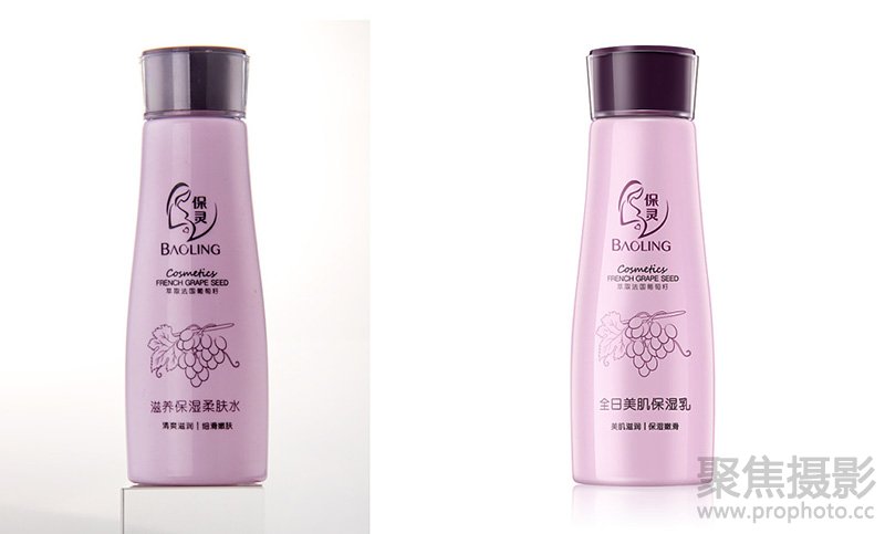 产品拍照后的原图与后期精修图的对比